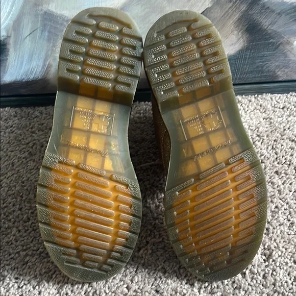 Dr. Martens 1460 Gold Glitter Women's Boots - Picture 9 of 9